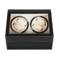 4+6 Automatic Watch Winder Box – PU Leather & Wood Case Watch Winder Box Qme A style