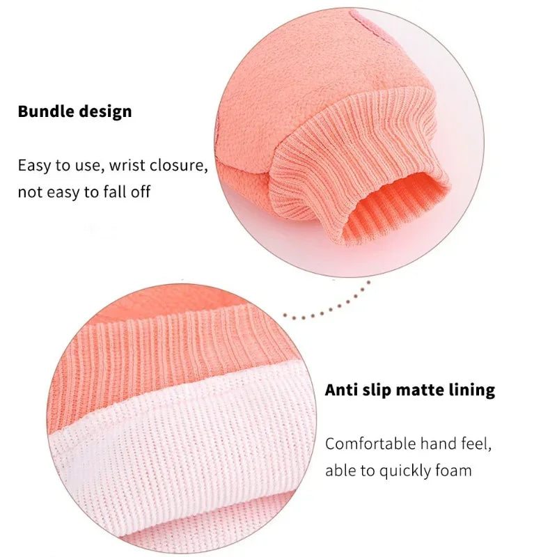 Exfoliating Body Scrub Mitt – SPA Shower Peeling Glove Body Scrub Mitt Qme