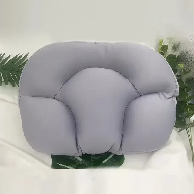 Memory Foam Egg-Shaped Sleep Pillow – Head & Neck Support Memory Foam Pillow Qst Light gray