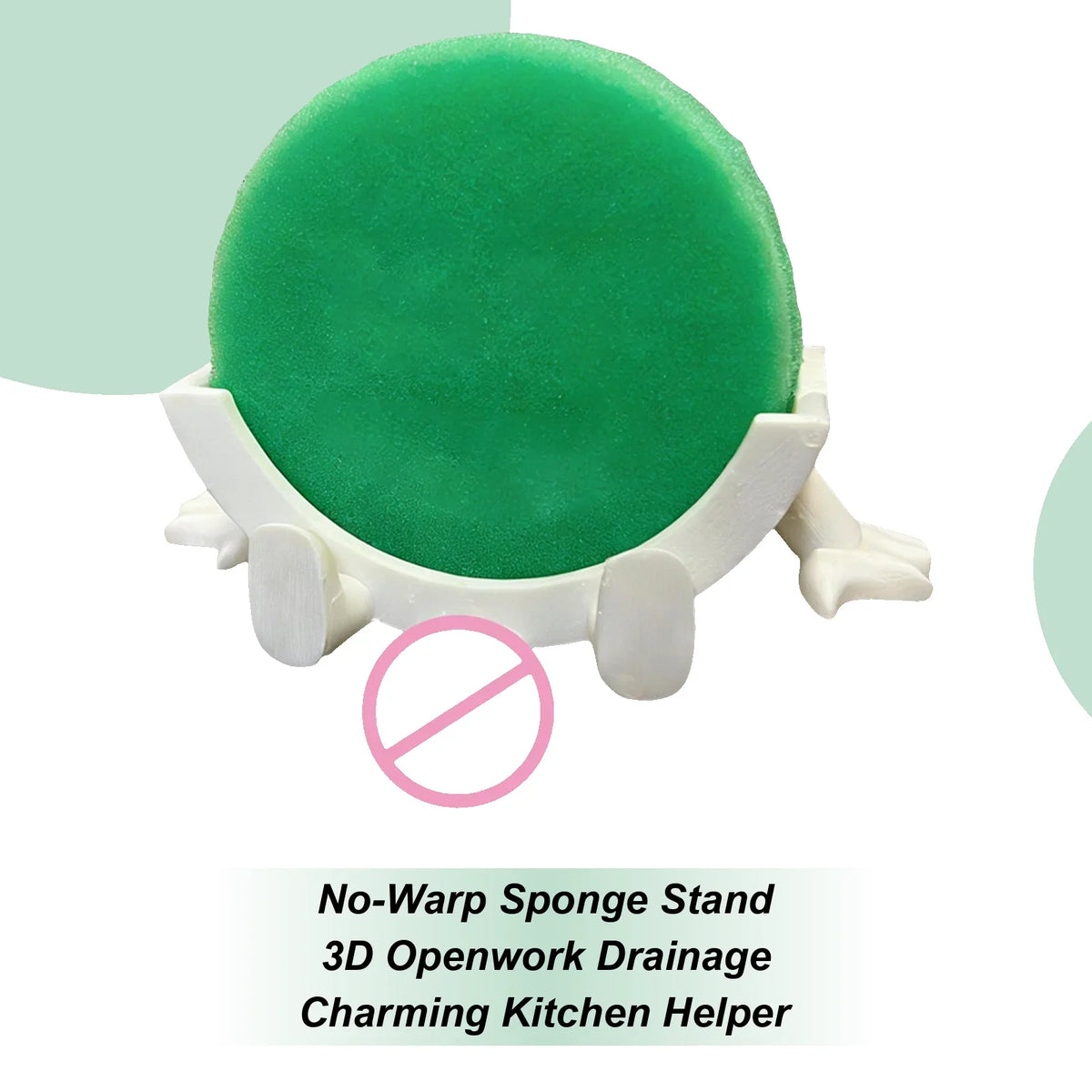 Funny Pee Sponge Holder for Sink – Space-Saving Rack Sponge Holder Rack Qme