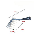 Steel Garden Weeding Rake & Hoe – 5 or 6 Teeth Garden Rake Hoe Qme 6 Tines