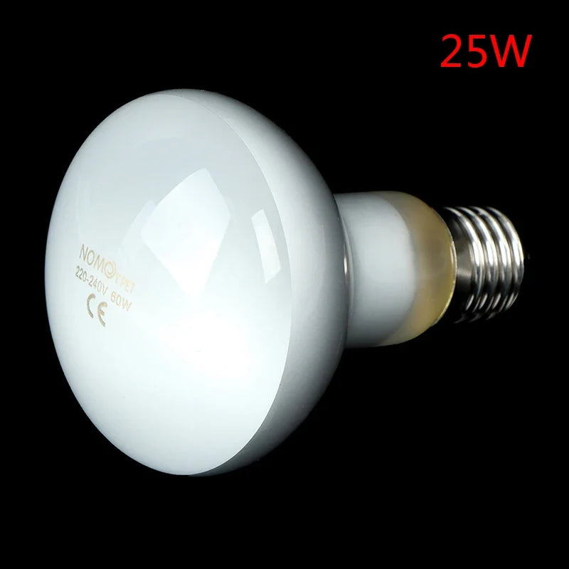 UVA UVB Reptile Basking Lamp Bulb for Turtles & Lizards Reptile Basking Lamp Qme 25W