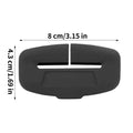 Silicone Seatbelt Buckle Clip Guard – Car Seat Strap Lock Seatbelt Buckle Guard Qme Black