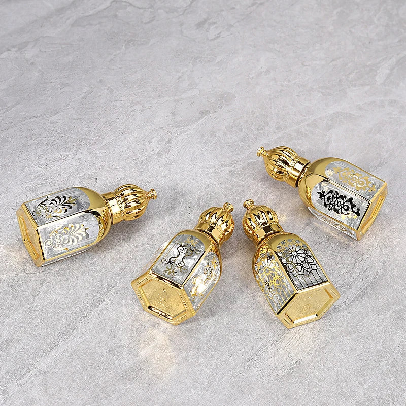 Mini Glass Roll-On Bottles for Essential Oils & Perfume Roll-On Glass Bottle Qme