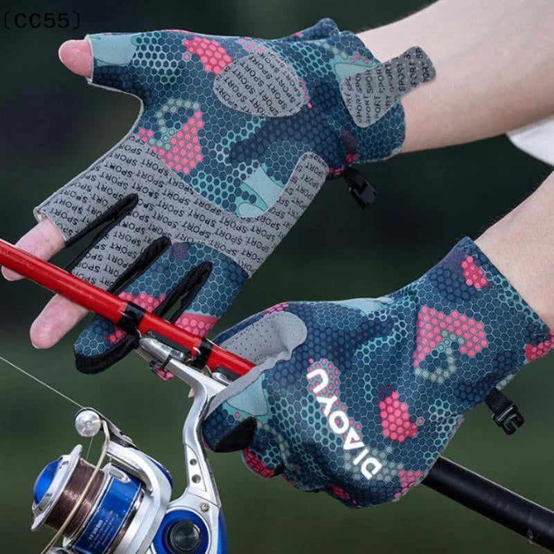 Three-Finger Cut Fishing Gloves – Anti-Slip, All-Season Fishing Gloves Qst