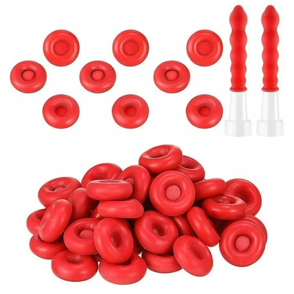 Caulking Gun Nozzle Tip Covers | Dustproof Rubber Sealing Caps Nozzle Tip Cover Qme