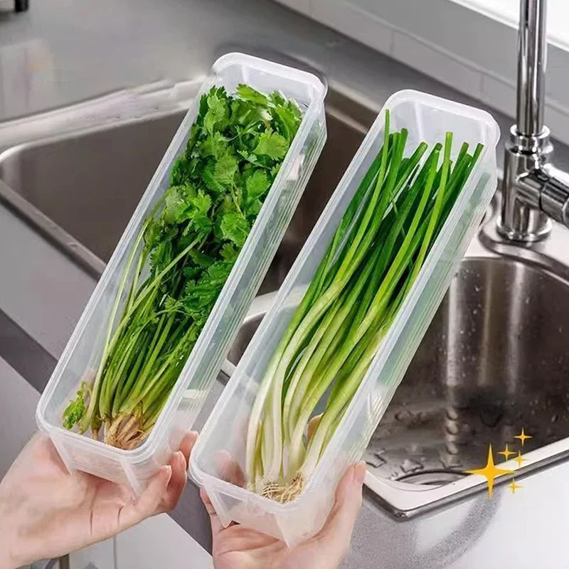 Airtight Long Rectangular Plastic Food Storage Container Food Storage Container Qme