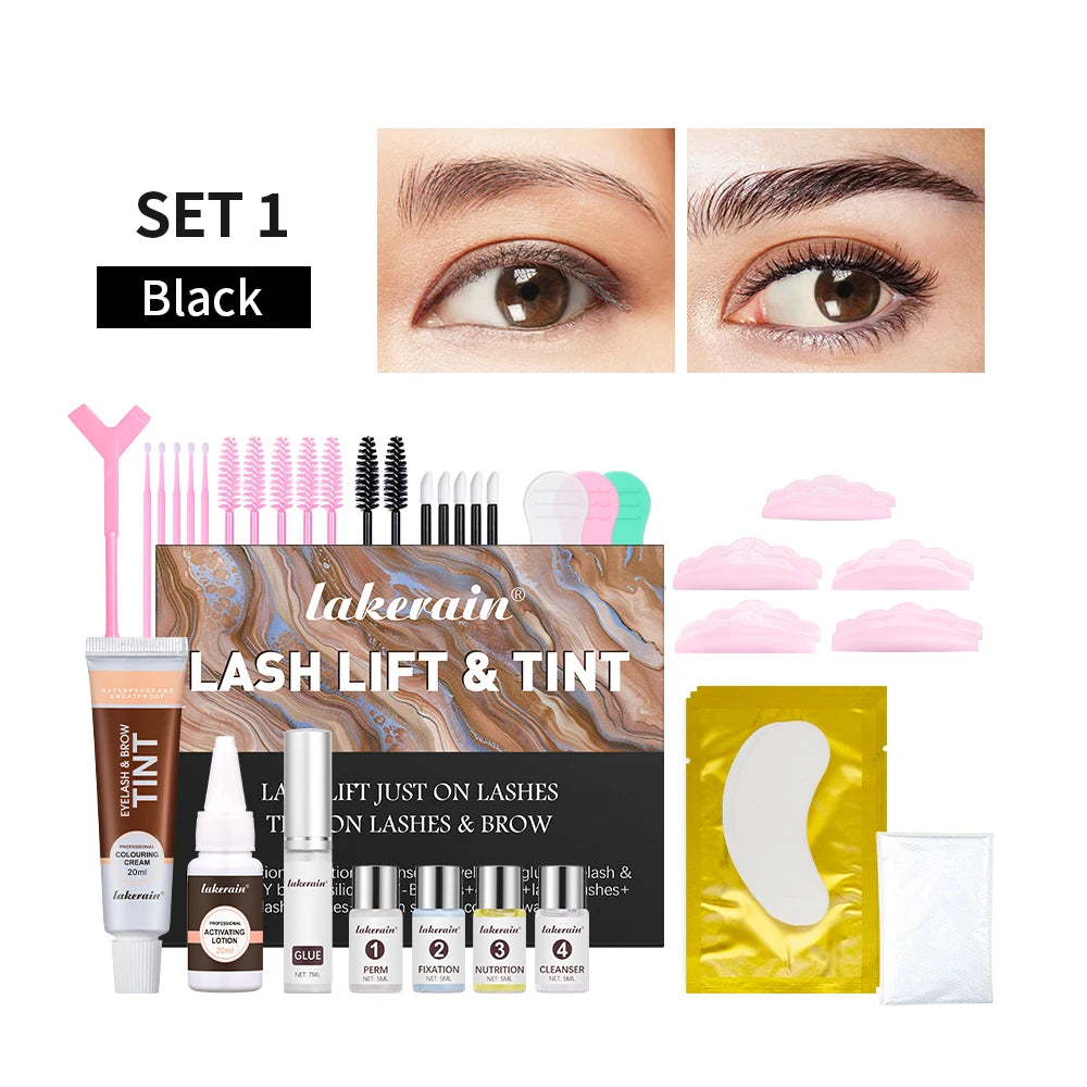Lash Lift & Brow Tint Kit – Long-Lasting Curl 6–8 Weeks Lash Lift Kit Qst 01