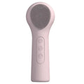 2-in-1 Electric Silicone Facial Cleansing Brush with Heat Massage Facial Cleansing Brush Qst Pink