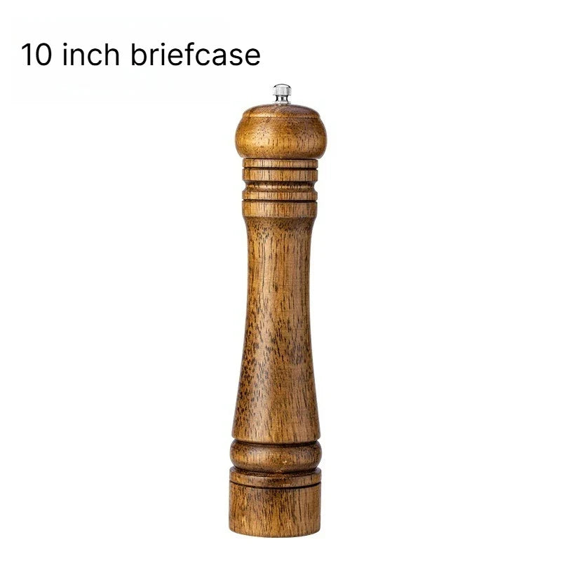 Manual Oak Wood Pepper & Spice Grinder Mill – 5, 8 or 10 Inch Spice Grinder Mill Qme