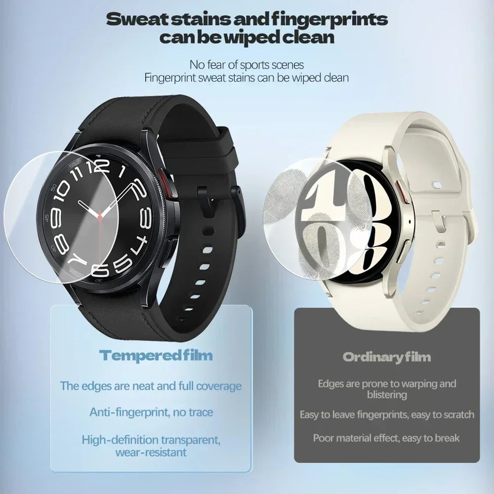 Samsung Galaxy Watch 6 40mm Tempered Glass Screen Protector Watch Screen Protector Qme
