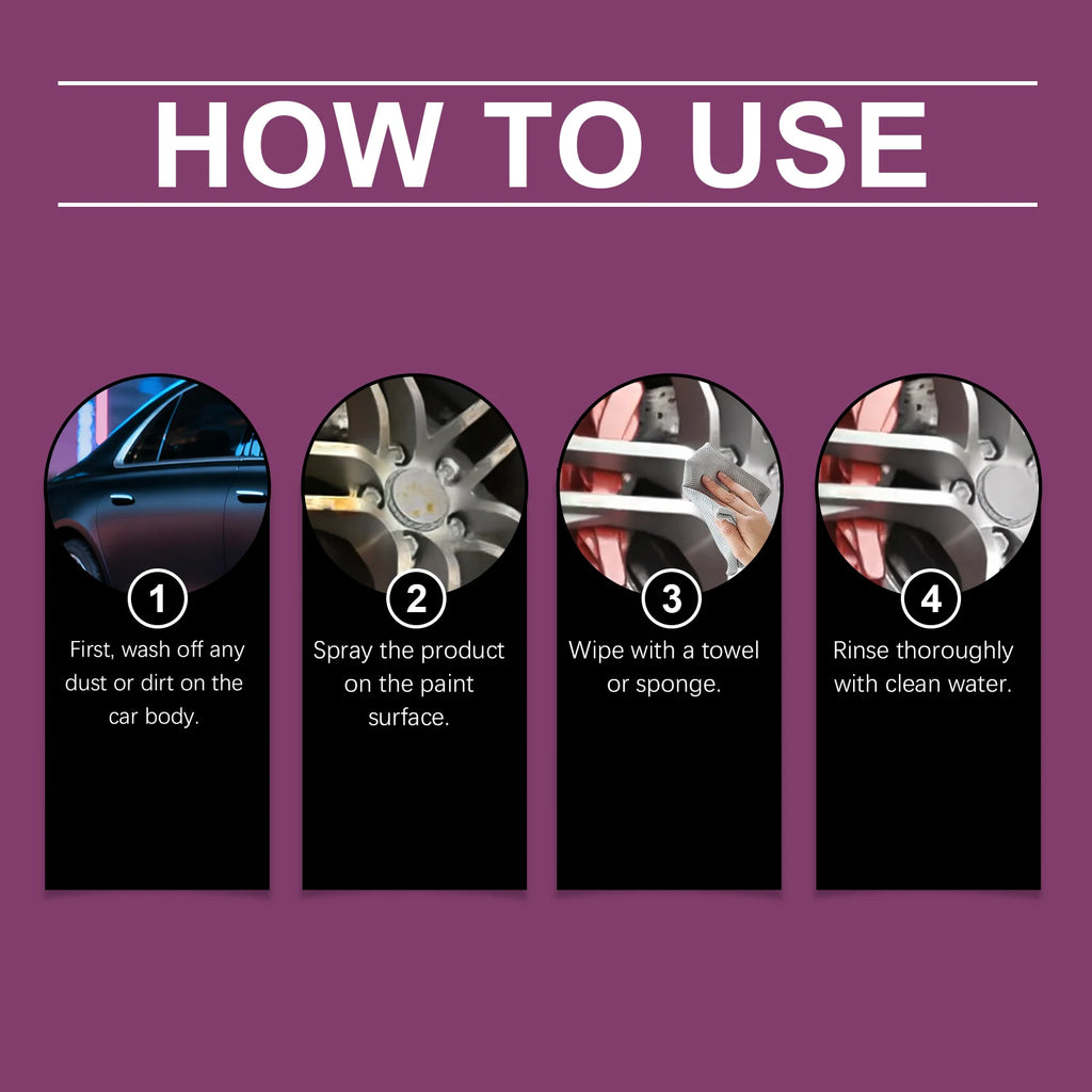 Car Rust Remover Spray – Anti-Corrosion Metal Cleaner 100ml Rust Remover Spray Qst