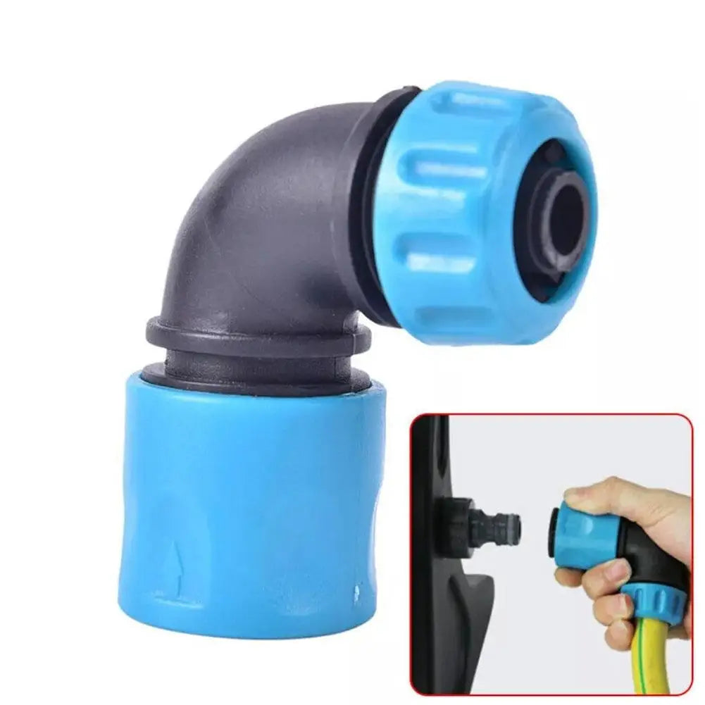 Garden Hose Elbow Quick Connector – Irrigation & Car Wash Hose Quick Connector Qme