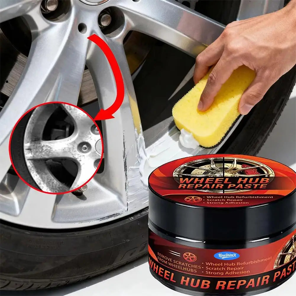 Wheel Hub Scratch Repair Polish Paste | Tire Rim Restorer Wheel Repair Paste Qme