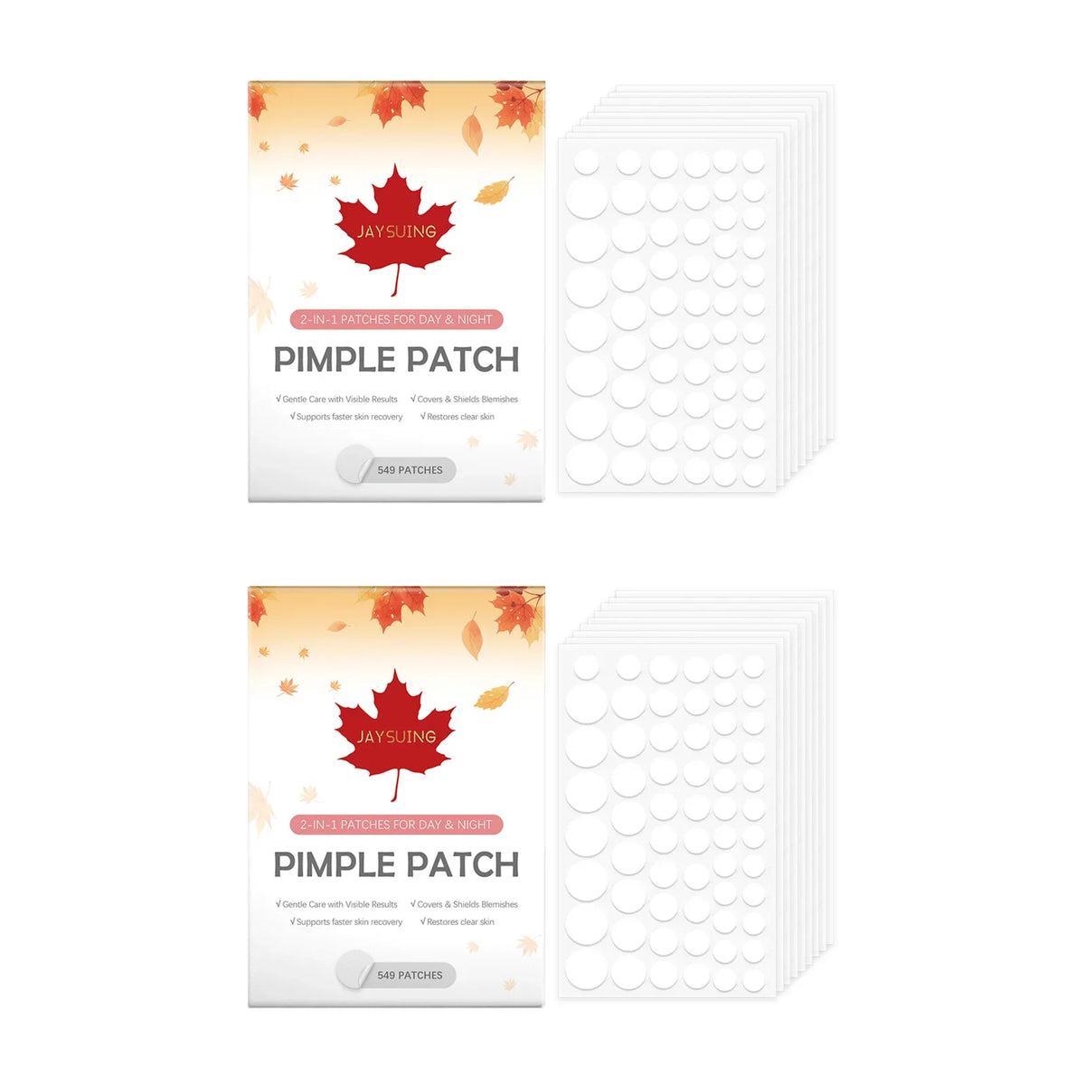 Hydrocolloid Acne Patches – Invisible Spot Treatment | Qme Acne Spot Patches Qme 2x549patches Boxed