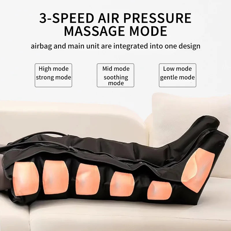 Electric Pneumatic Leg Massager – Thighs, Calves & Feet Leg Air Massager Qst