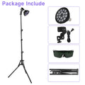 54W Purple LED Tanning Lamp 460nm – Foldable Stand & Eye Mask LED Tanning Lamp Qst Tanning Lamp