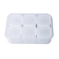 6-Compartment Food Storage Container with Lid | Fridge Organizer Food Storage Container Qme 6grids 1storage box