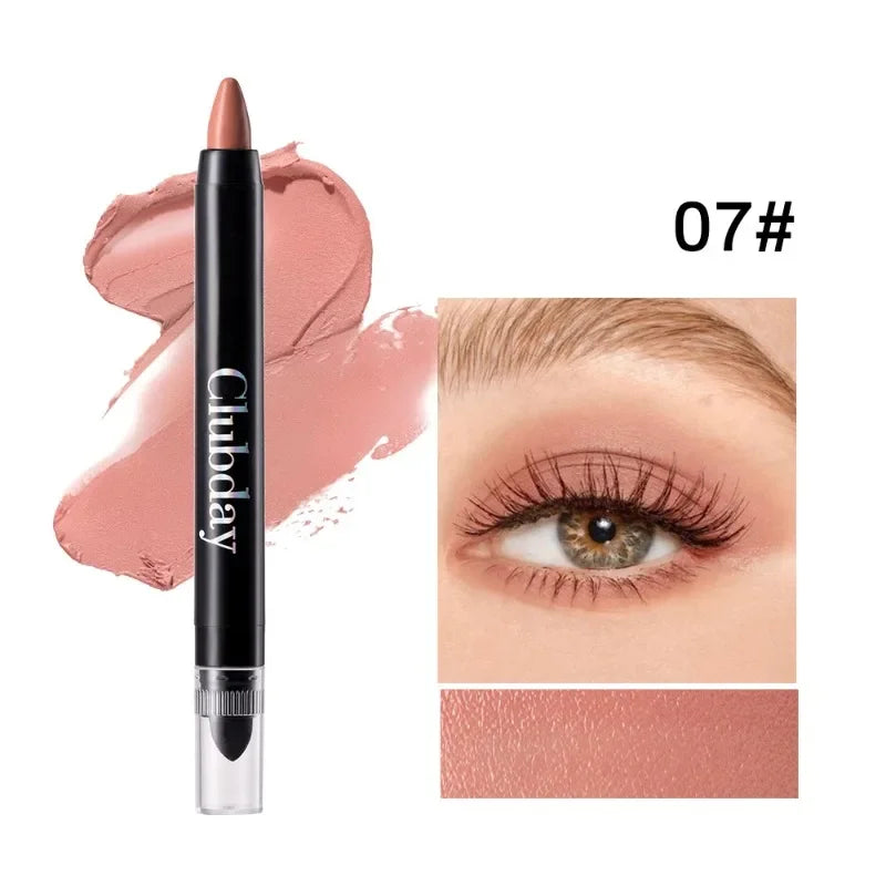 Double-Sided Eyeshadow Stick & Highlighter Pen | Pearlescent Eyeshadow Stick Qme 07