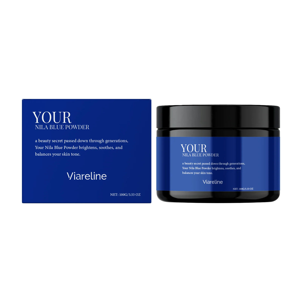 Viareline Firming Facial Mask Powder – Brightening & Hydration Facial Mask Powder Qst 100g boxed