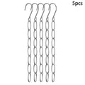 Stainless Steel Clothes Hanger Organizer | Space-Saving Rack Clothes Hanger Organizer Qme silver-5 300mm