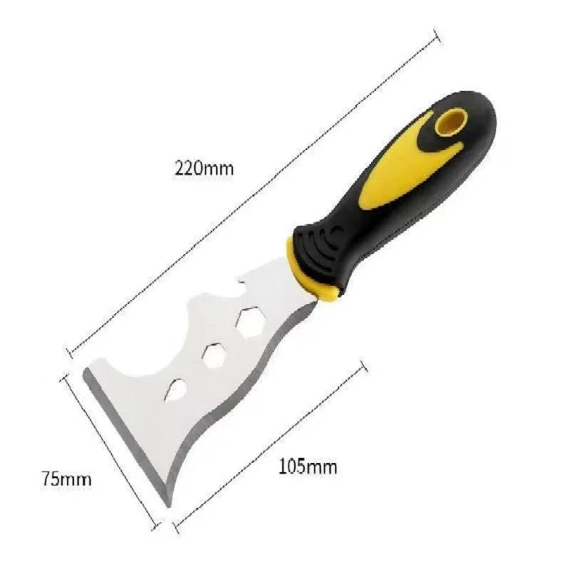 Multi-Use Stainless Steel Putty Knife & Paint Scraper Tool Putty Knife Scraper Qme