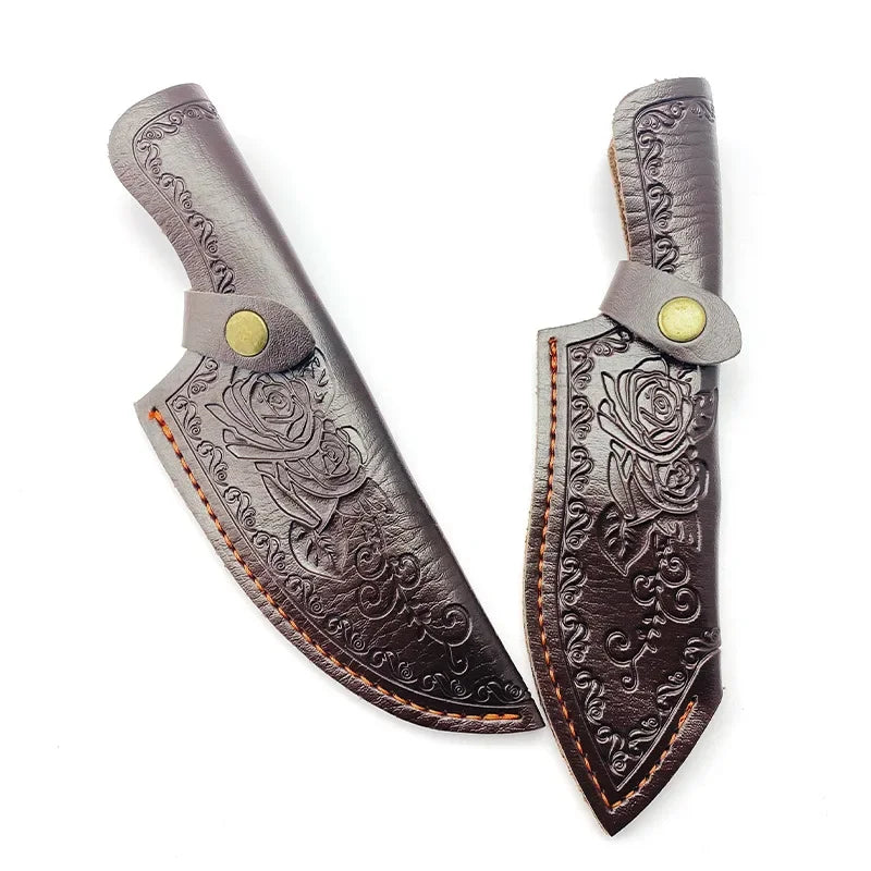 Swayboo PU Leather Knife Sheath for Fixed Blade – Camping Knife Sheath Qst