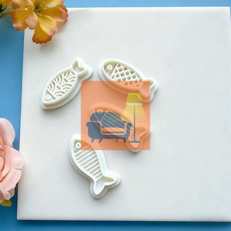 Fish Polymer Clay Cutter Set – Cartoon Earring & Pendant Molds Clay Cutter Mold Qme