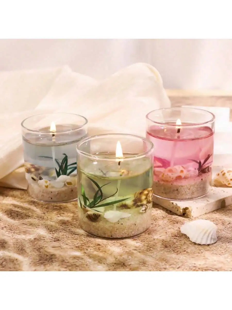 Crystal Cup Jelly Scented Candle – Ocean Life Series Jelly Scented Candle Qme