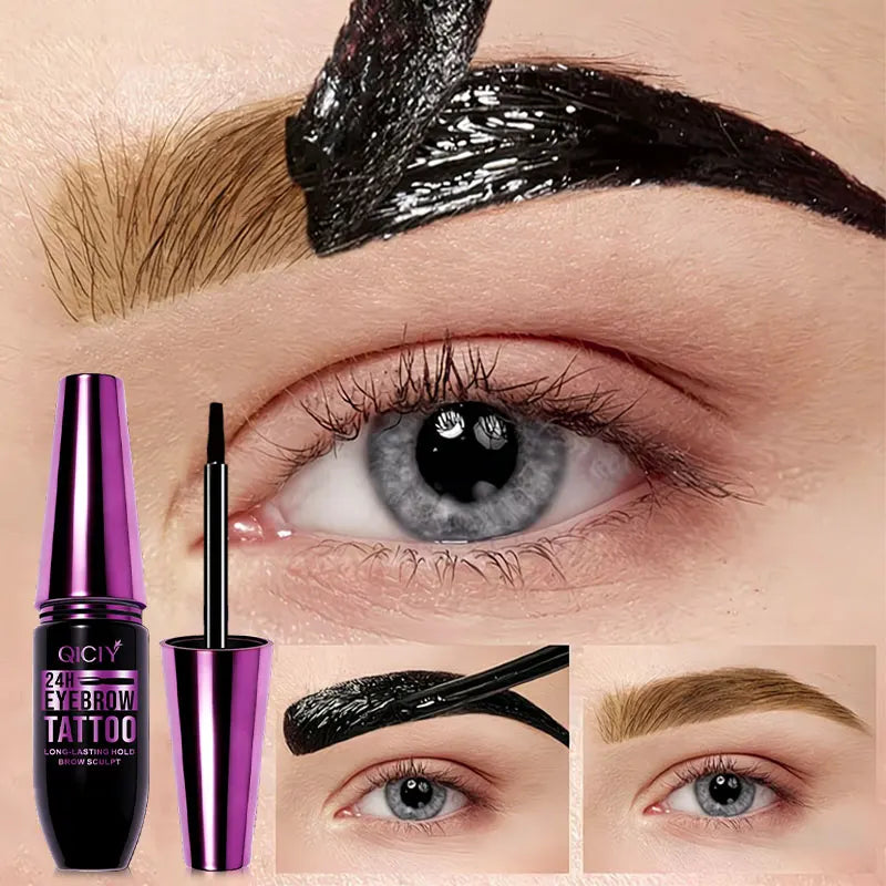 Tear-Off Dye Eyebrow Cream Waterproof Long-Lasting | Qme Eyebrow Dye Cream Qme