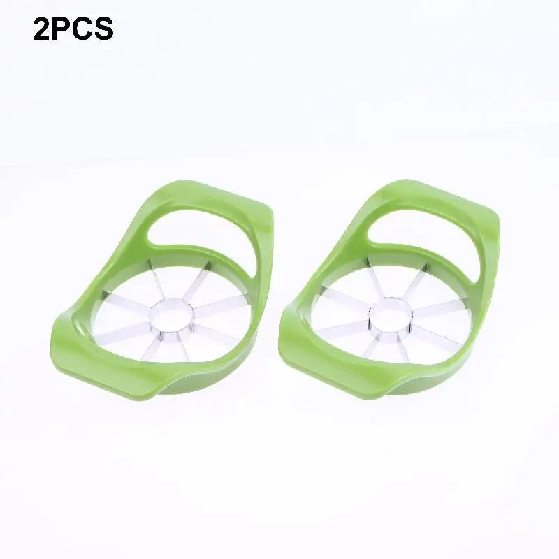 Stainless Steel Apple Cutter & Divider – Comfort Handle Apple Cutter & Slicer Qme B