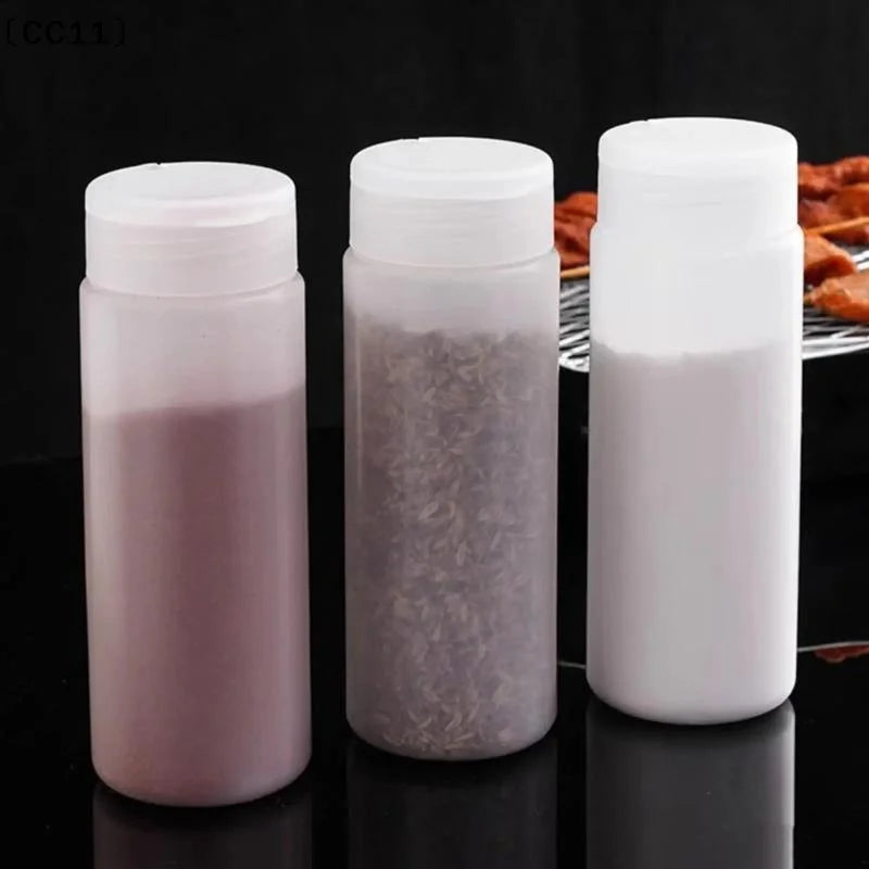 400 Clear Plastic Spice Jar Shaker Lids – Kitchen Seasoning Spice Jar Shaker Lids Qme