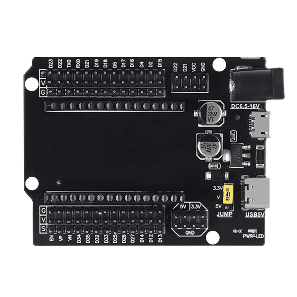 ESP32 30-Pin GPIO Expansion Board | Type-C & Micro USB GPIO Expansion Board Qme 1PC