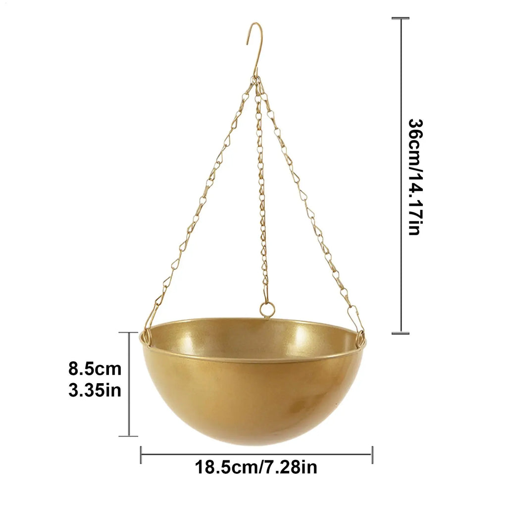 Self-Watering Wall Planter with Iron Hook – Indoor & Outdoor Wall Planter Qme