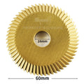 HSS Cutter Saw Blade 60x6x16mm 90T – Fits 238BS & 2AS Key Machine Saw Blade Qme Titanium Coated