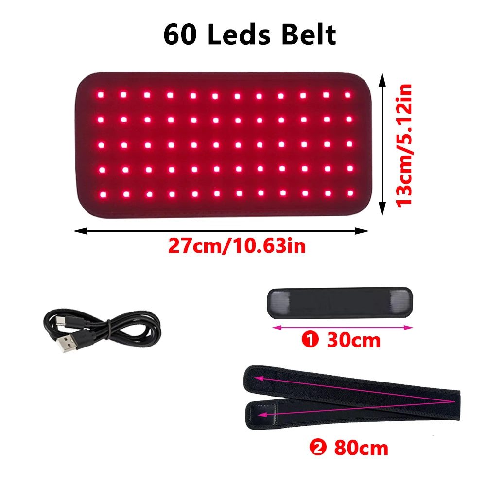 Red Light Therapy Mat for Dogs & Cats – 660nm 850nm LED Pet Light Therapy Mat Qst Black