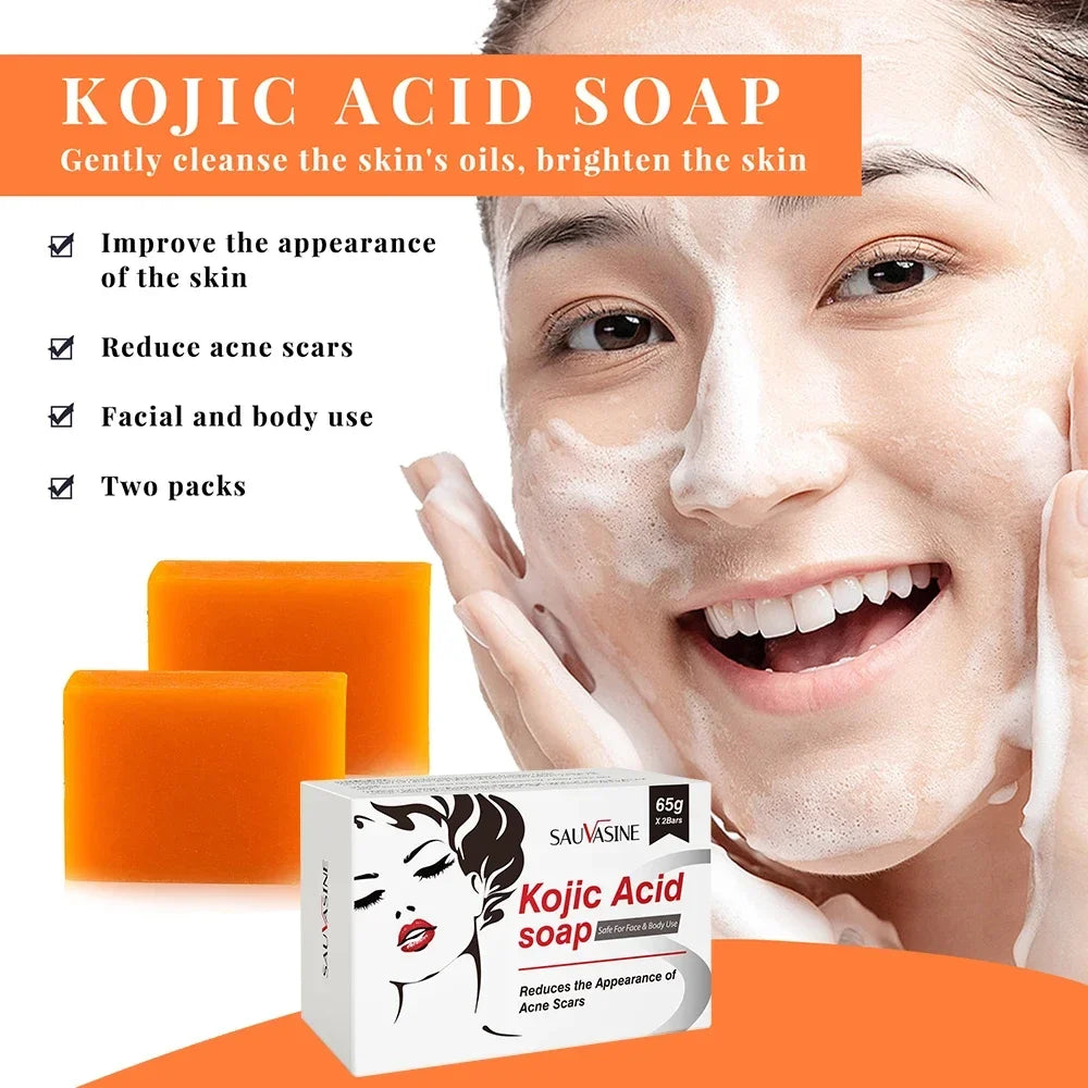 Handmade Kojic Acid Brightening Soap – Natural & Gentle Brightening Bar Soap Qme