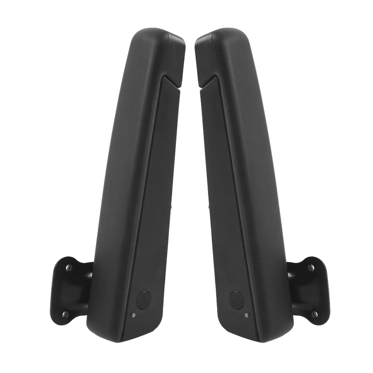Car Adjustable Seat Armrest Pair – PU Foam & ABS, Black Car Seat Armrest Qme