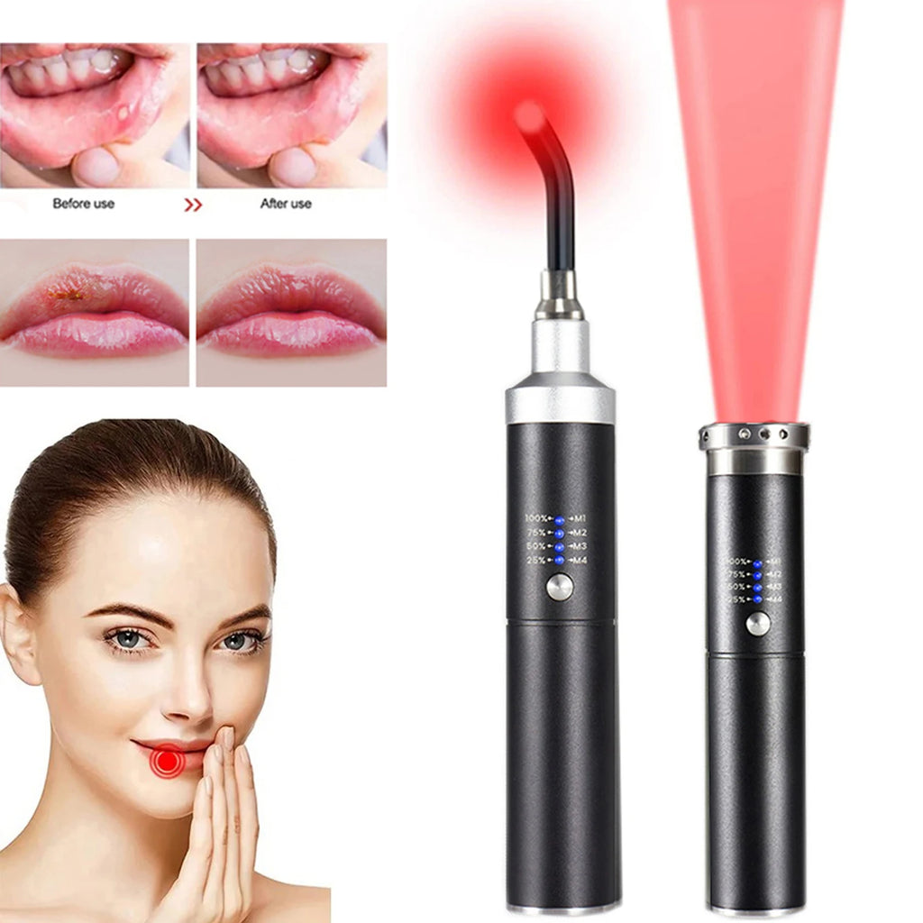 Vilnason Red & Infrared Light Therapy Wand – 5 Wavelengths Light Therapy Wand Qst