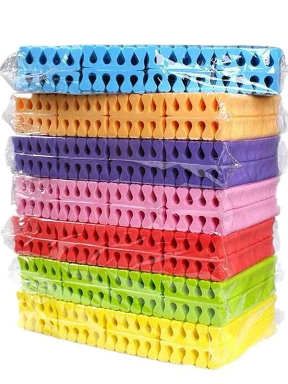 100-Pack Sponge Toe Separators for Nail Art & Pedicure Toe Separators Qme