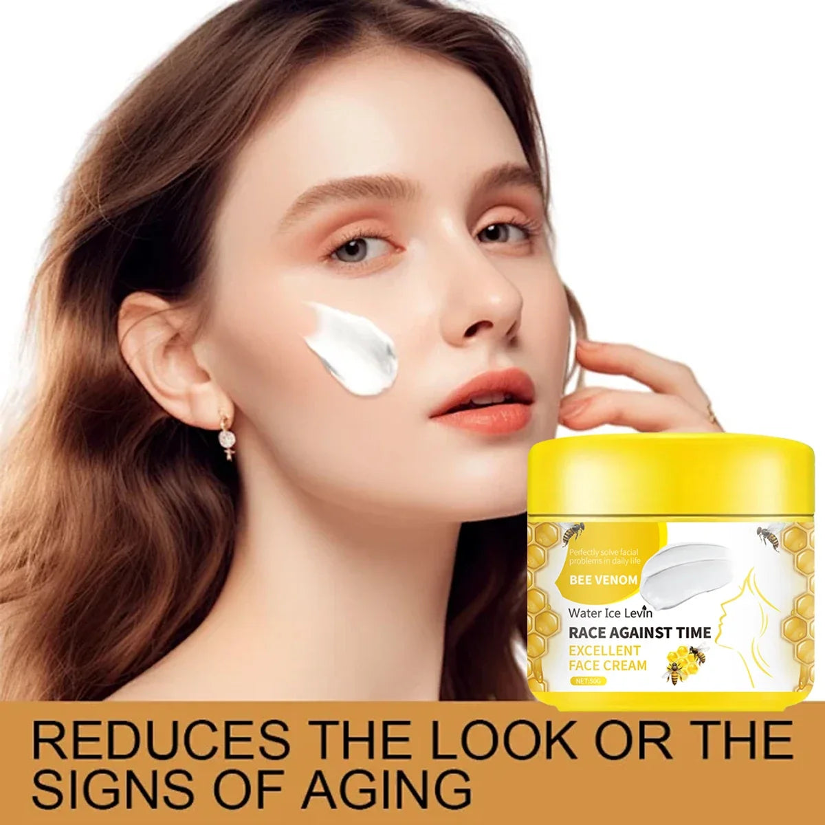 Bee Venom & Niacinamide Face Cream – Firming & Hydrating Face Moisturizer Cream Qme