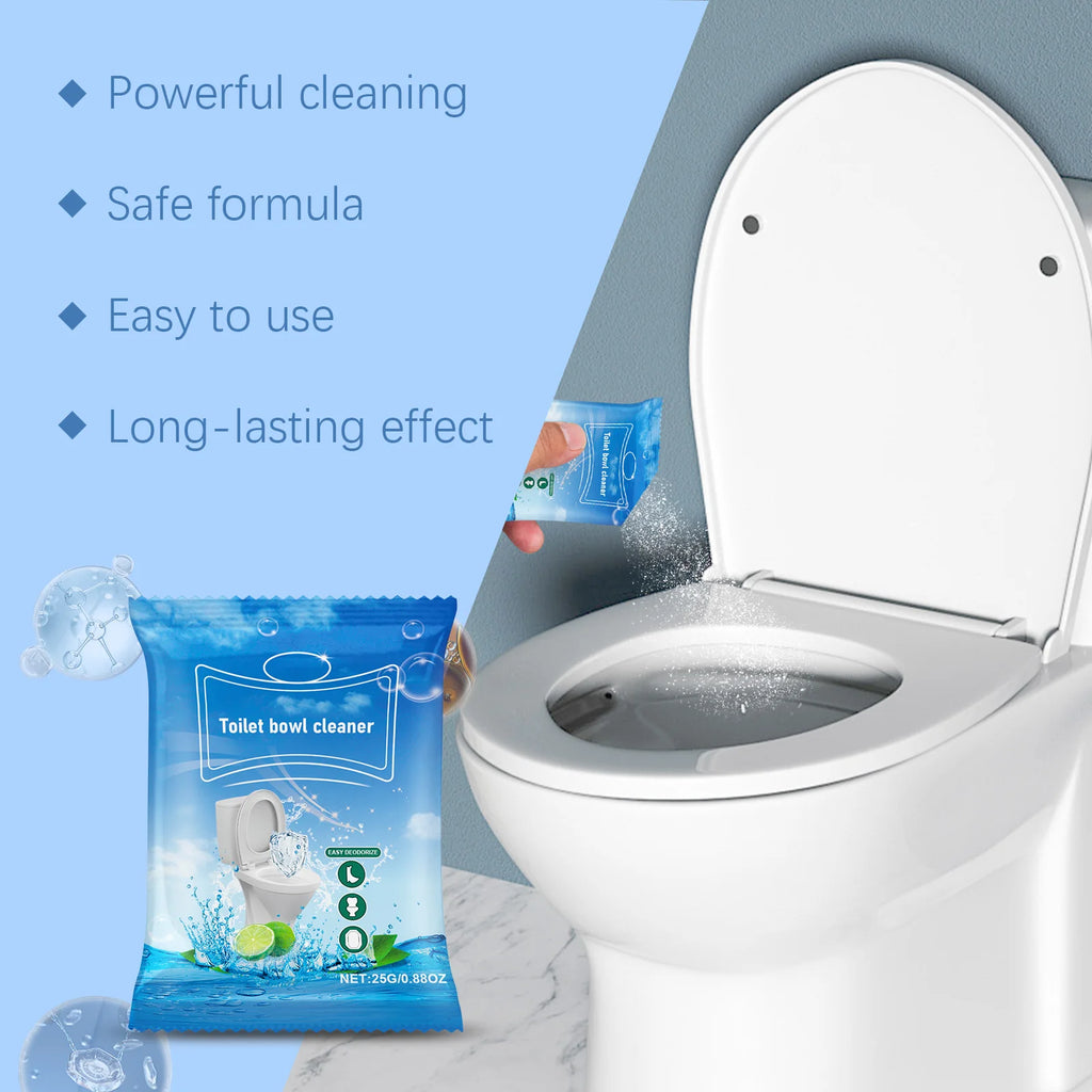 6-Pack Toilet Cleaning Tablets – Foam Descaler & Stain Remover Toilet Cleaner Tablets Qst