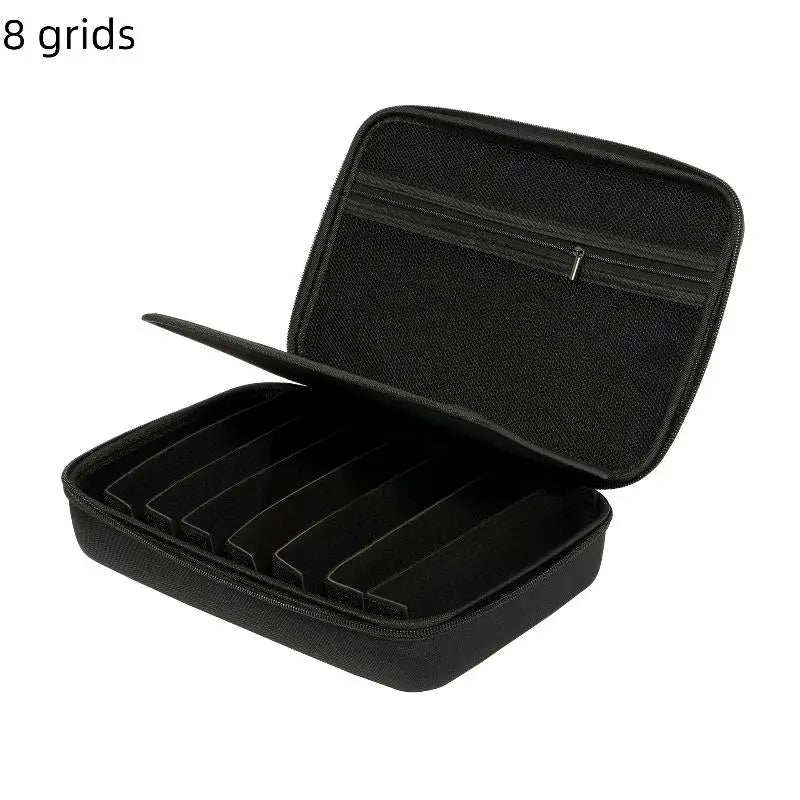 Travel Sunglasses Organizer Bag – 4/6/7/8 Grid EVA Case Sunglasses Organizer Bag Qst 8grids