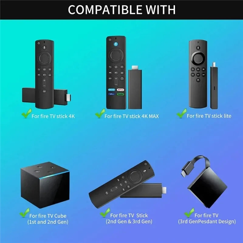Voice Remote Replacement for Fire TV Stick L5B83G | Qme TV Remote Control Qme
