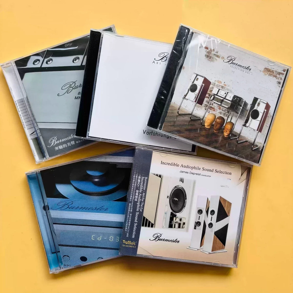 High-Resolution Hi-Fi Test 5CD Audiophile Reference Recordings Audiophile CD Set Qme