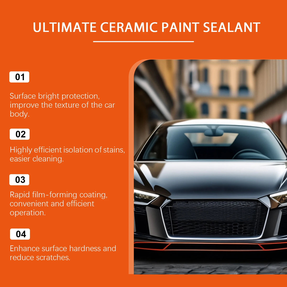 Rayhong Ceramic Coating Spray – Car Paint Protection & Shine Ceramic Coating Spray Qst