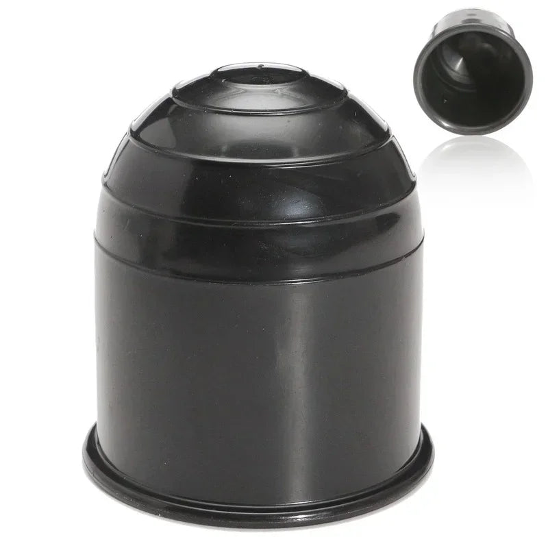 Universal 50mm Tow Ball Cover Black ABS Hitch Cap Tow Ball Cover Qme