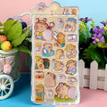 3D Cute Animal Butt Puffy Stickers | DIY Scrapbook & Decals Novelty Craft Stickers Qme Capybara-6