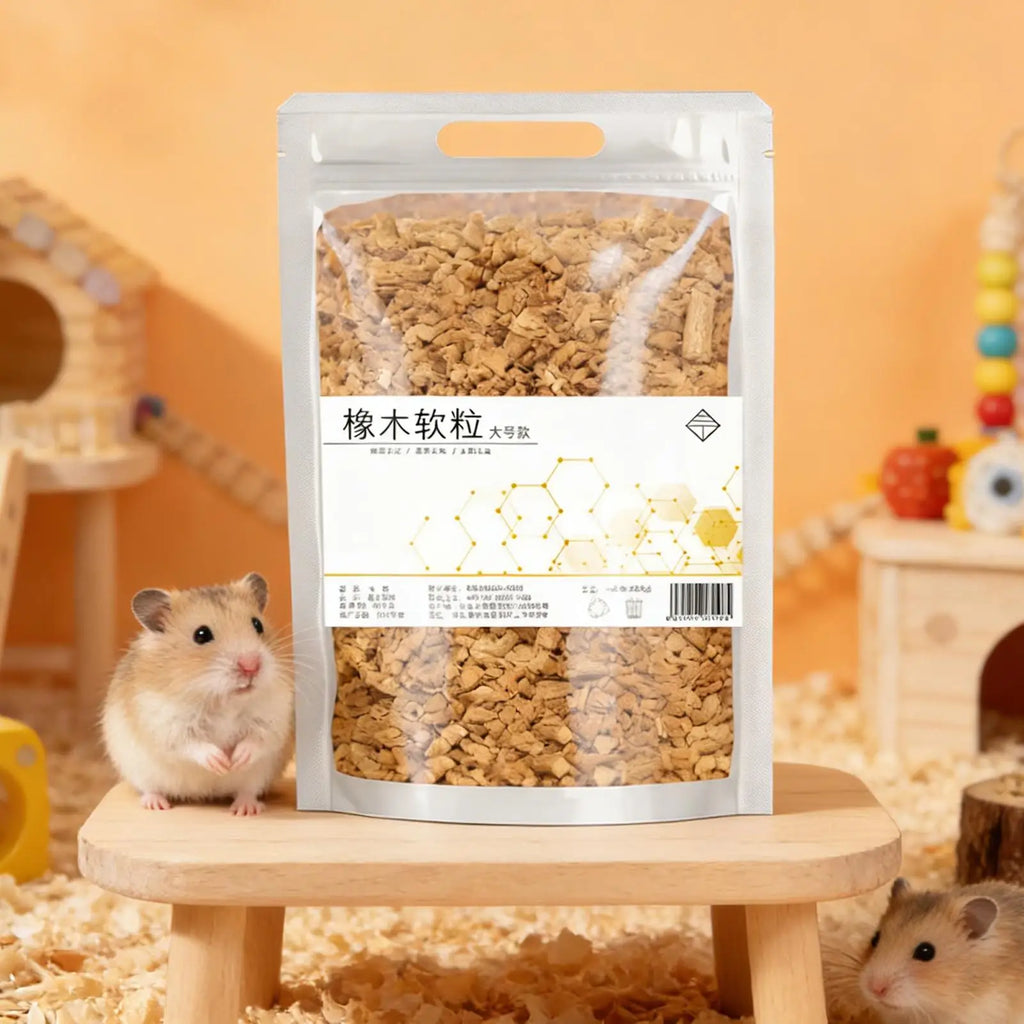 Oak Cork Hamster & Gerbil Bedding Substrate – Natural Nesting Small Animal Bedding Qme
