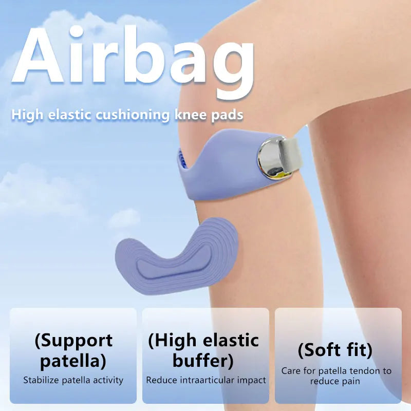 Adjustable Patella Knee Support Strap – Non-Slip Silicone Brace Knee Support Strap Qst